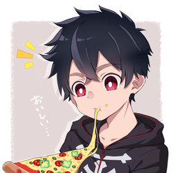 This is a pixiv picture whose title is 夏羽くん.