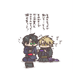 This is a pixiv picture whose title is 迅と滅とあつ森・他.