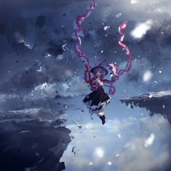 This is a pixiv picture whose title is 衣玖さん.