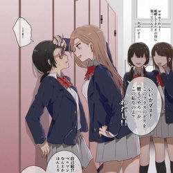 This is a pixiv picture whose title is 転校してきた子は意外と強かった.
