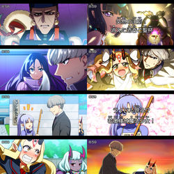 This is a pixiv picture whose title is 護法少女☆オニキュア【次回予告】その３＆４.