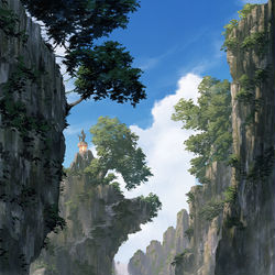 This is a pixiv picture whose title is 竜を探して.