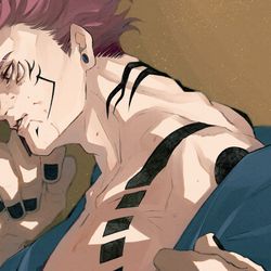 This is a pixiv picture whose title is 呪いの王.