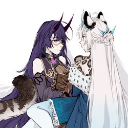 This is a pixiv picture whose title is snow kitty.