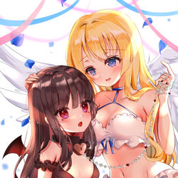This is a pixiv picture whose title is 彼女と彼女の征服欲.