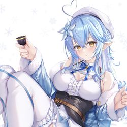 This is a pixiv picture whose title is 3Dおめでとうラミィちゃん.