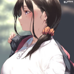 This is a pixiv picture whose title is 上着を脱ぐ先生.