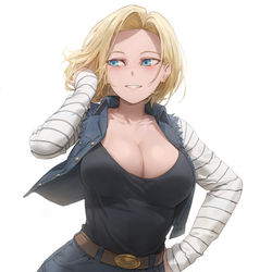 This is a pixiv picture whose title is Android 18.