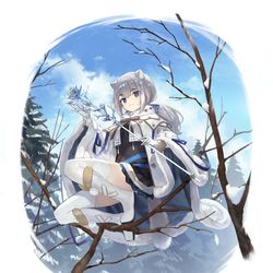 This is a pixiv picture whose title is ケモガール.