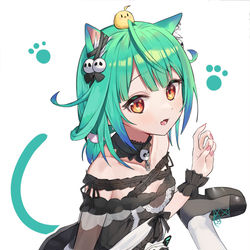 This is a pixiv picture whose title is 潤羽るしあ.