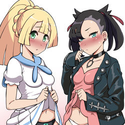 This is a pixiv picture whose title is ブラック／ホワイト.