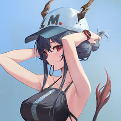 This is a pixiv picture whose title is 観光客Cさん.
