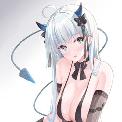 This is a pixiv picture whose title is 角娘ちゃん.