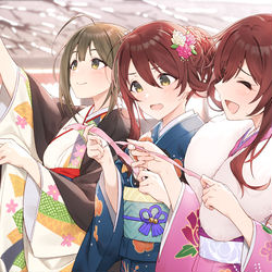 This is a pixiv picture whose title is 初詣アルストロメリア.