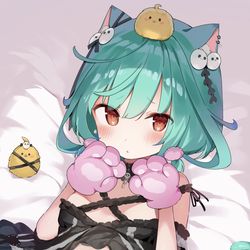 This is a pixiv picture whose title is にゃくろまんさー.