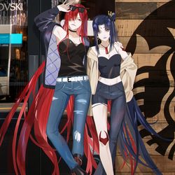This is a pixiv picture whose title is 💄.