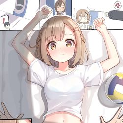 This is a pixiv picture whose title is こんな幼馴染がいてほしい１２.