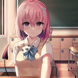 This is a pixiv picture whose title is momo.
