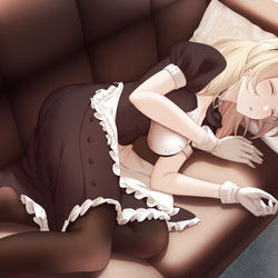 This is a pixiv picture whose title is 片刻小憩.