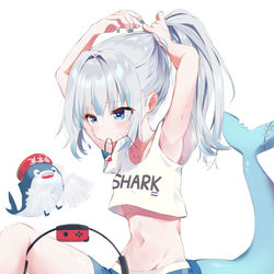 This is a pixiv picture whose title is サメちゃん.