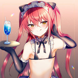 This is a pixiv picture whose title is メイドくん.