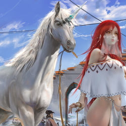 This is a pixiv picture whose title is 外城.