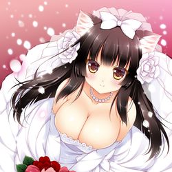 This is a pixiv picture whose title is ウェディングこんぶ.