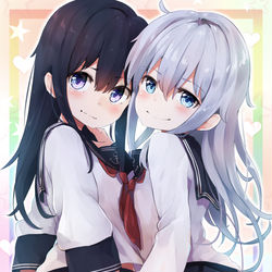 This is a pixiv picture whose title is 姉妹.