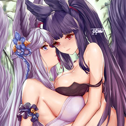 This is a pixiv picture whose title is ユエルとソシエ 再掲.