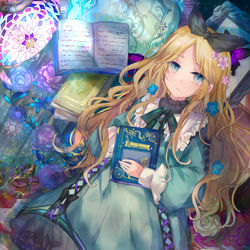 This is a pixiv picture whose title is 夜はやさし.