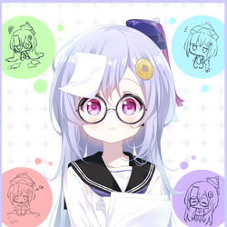 This is a pixiv picture whose title is Highschool Qiqi Doodle.