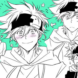 This is a pixiv picture whose title is 【SK8】三話見たよ.