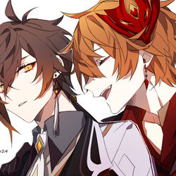 This is a pixiv picture whose title is 【腐】原神まとめ.