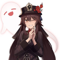 This is a pixiv picture whose title is HuTao.