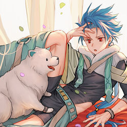This is a pixiv picture whose title is 狗勾.