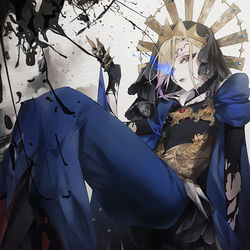 This is a pixiv picture whose title is 汚濁.
