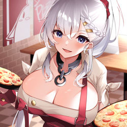 This is a pixiv picture whose title is ピザハットベルファスト.