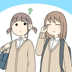 This is a pixiv picture whose title is （パンツは穿いてる、スカートも捲れてない・・・成長したな）.