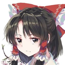This is a pixiv picture whose title is 霊夢さん.