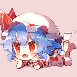 This is a pixiv picture whose title is のんびりレミリア.