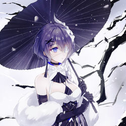 This is a pixiv picture whose title is ❄️.