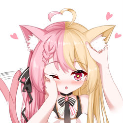 This is a pixiv picture whose title is 撸猫.