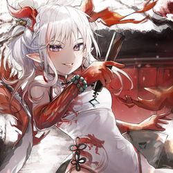 This is a pixiv picture whose title is Nian.