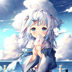 This is a pixiv picture whose title is てがみ.
