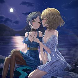 This is a pixiv picture whose title is 【深淵なる月影】 撮影後.