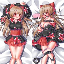 This is a pixiv picture whose title is ハナちゃん抱き枕カバー【BOOTH販売開始】.