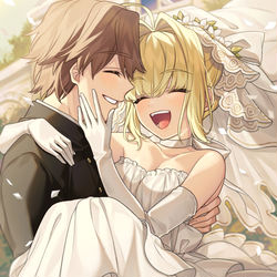 This is a pixiv picture whose title is 余を幸せにするがよい！.