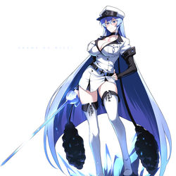 This is a pixiv picture whose title is エスデス将軍.