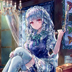 This is a pixiv picture whose title is 十六夜.