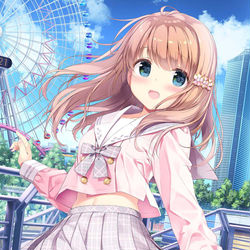 This is a pixiv picture whose title is 今度一緒にあれ乗りにいこっ！.